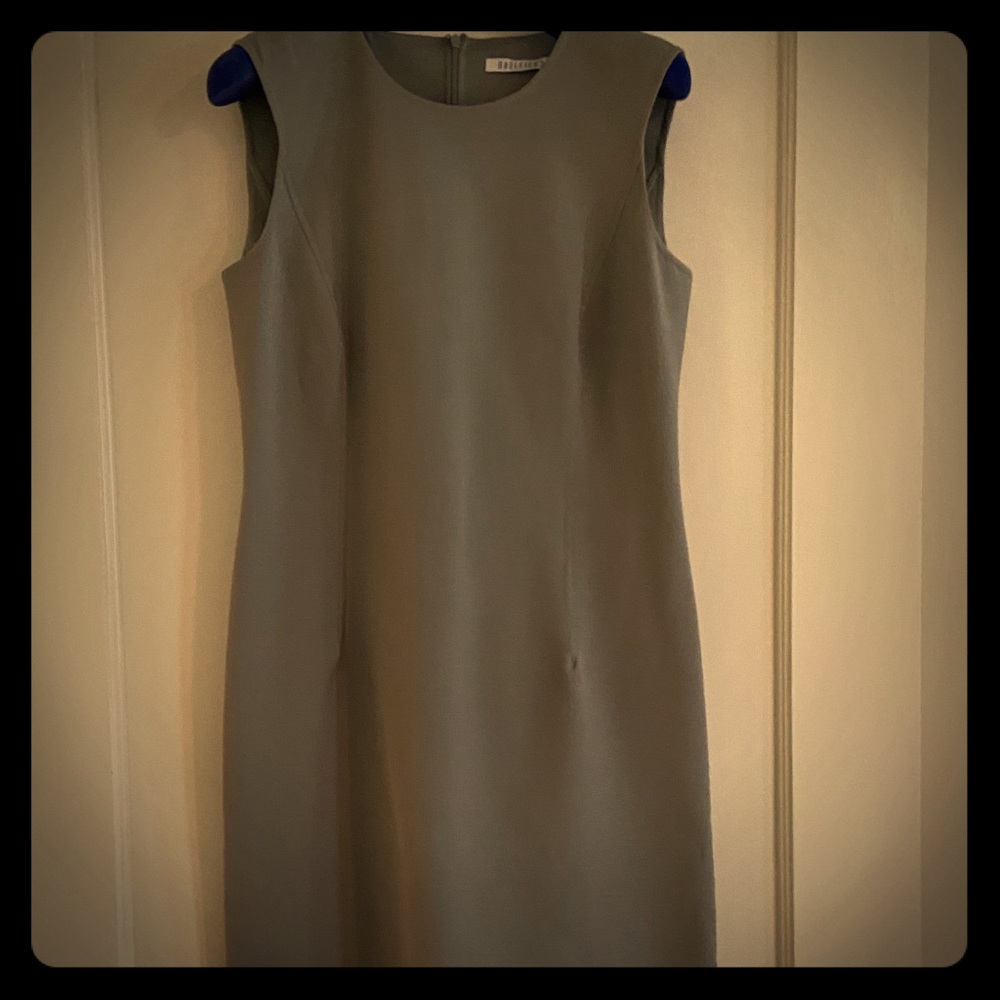 Beautiful straight line goes from day to evening